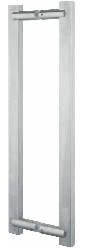 Back to Back Handle, 600 mm, 540 mm Centre to Centre - SWDH816600(C-C=540), polished chrome not pictured