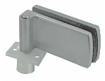 Folding Door Lower Fixing Clip - SWFD8700A-17: satin brushed finish preview