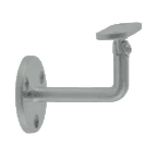 Handrail Support, Flat Wall to Tube - SWHNDRLSPTFLT: satin brushed finish preview