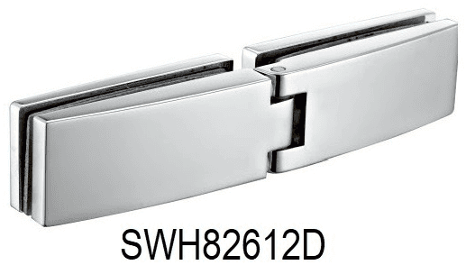 Glass to glass 180 degree hinge, self centering hinge, self closing within 5 degree, can be used for 8,10 and 12mm toughened glass: polished chrome finish preview