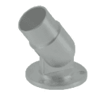 Adjustable wall Plate 42.4 Tube: satin brushed finish preview