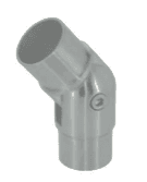 Adjustable Connector 42.4 Tube: satin brushed finish preview