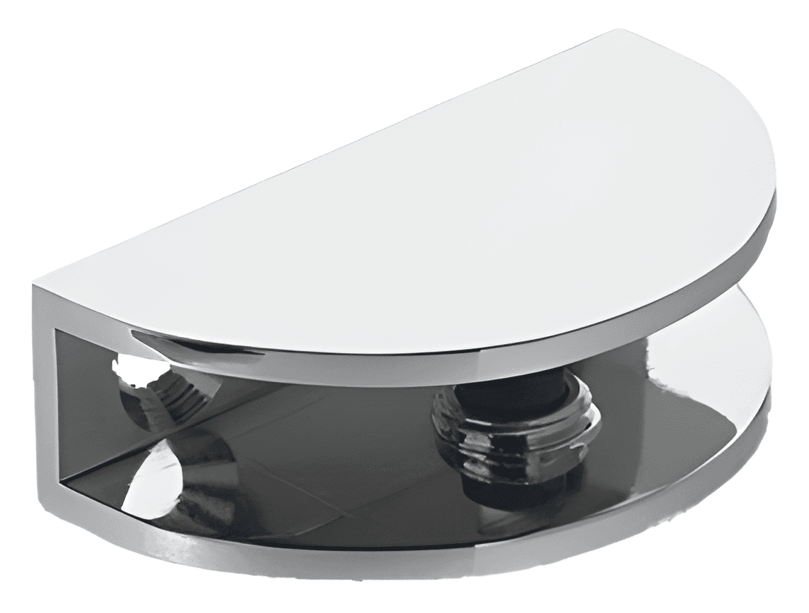 Glass Fitting, Shelf Brackets Range, 8-12 mm Glass - SWSB833: polished chrome finish preview