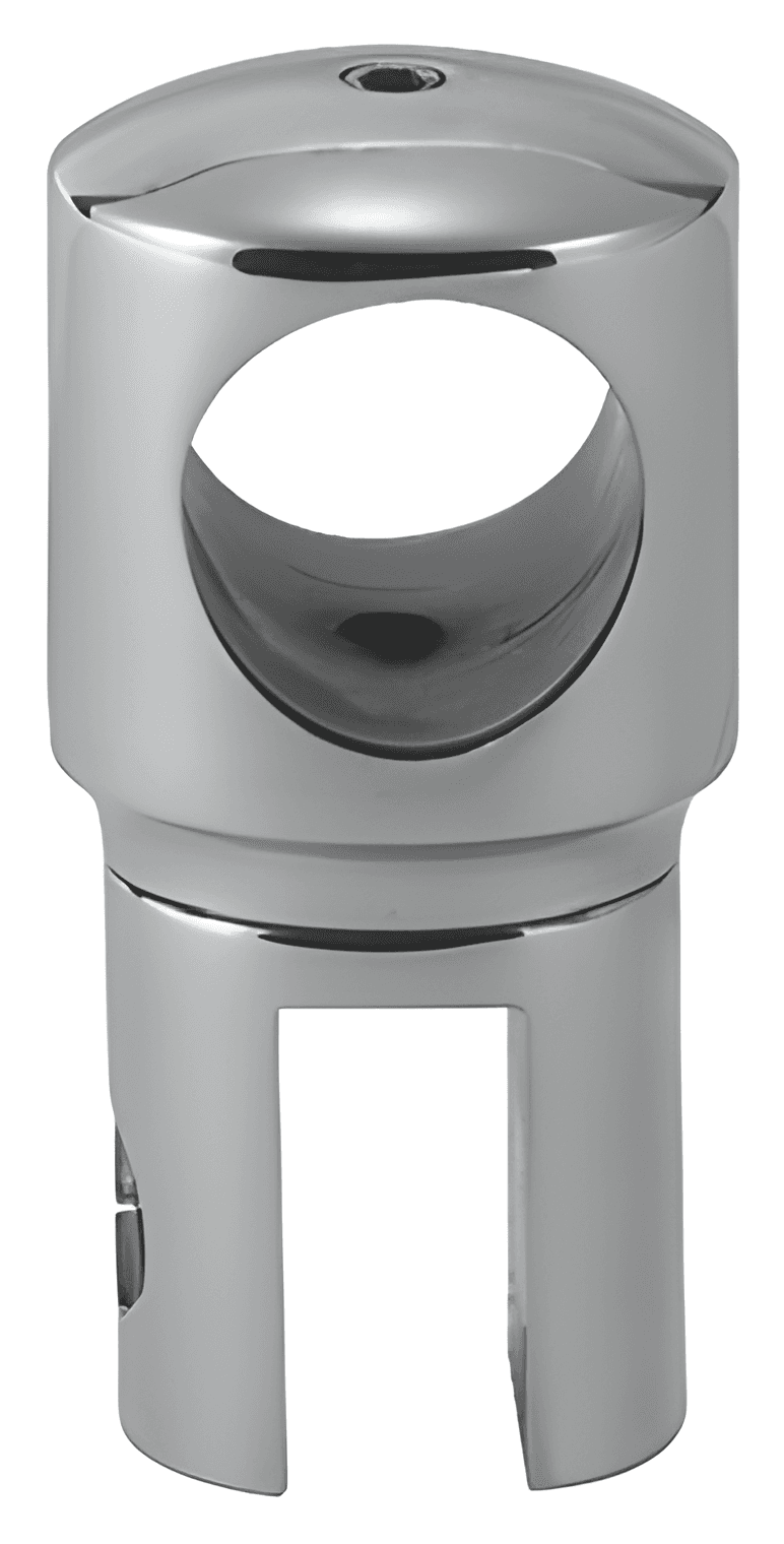 Intermediate Support Bracket, 360 Swivel - SWSB-2B19: polished chrome finish preview