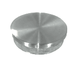 Flat End Cap for 42.4 mm Tube - SWENDCUPFLAT: satin brushed finish preview