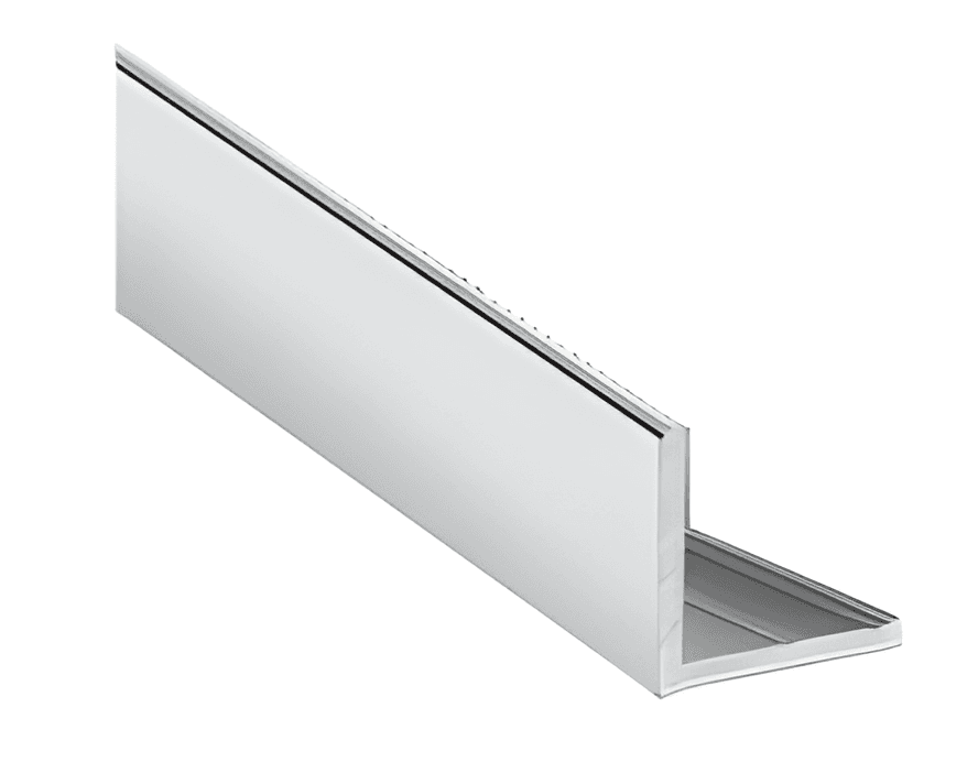 L Plate Support Bracket, 25 x 25 - 25X25 L PLATE: polished chrome finish preview