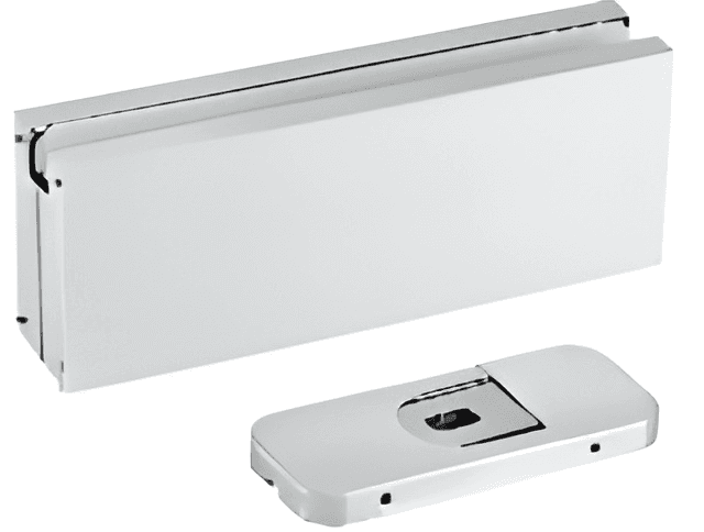 Glass Door Patch Fitting - SWPF81010A: polished chrome finish preview