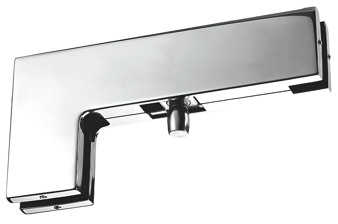 Overpanel to Sidepanel Patch with Pivot - SWPF81040: polished chrome finish preview