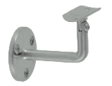 Handrail Support 42.4 Tube Wall- Tube: satin brushed finish preview