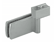 Folding Door Upper Fixing Clip - SWFD8700A-16: satin brushed finish preview