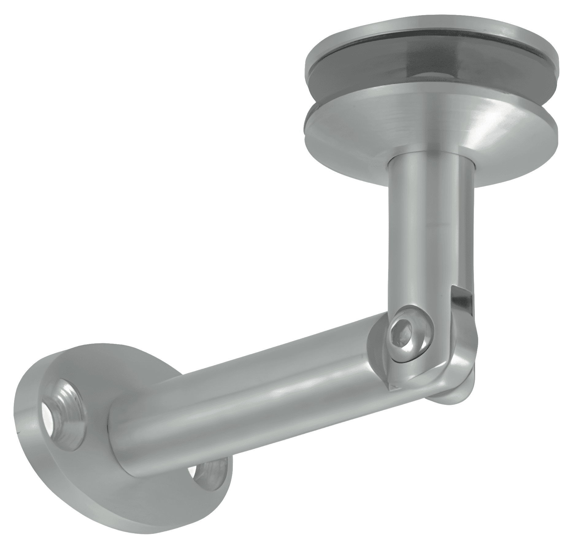 Wall to Glass Connector, Cable Connection - SWCN8300E-1: satin brushed finish preview