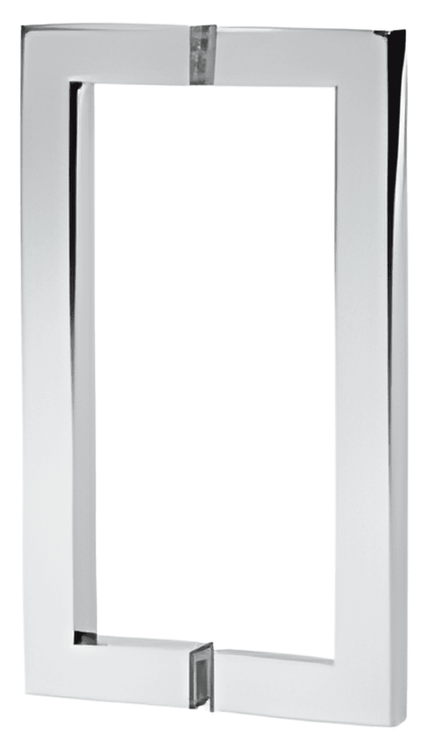 back to back handle, made from Solid brass, 6"(152mm) centre to centre, hole diameter 10mm: polished chrome finish preview