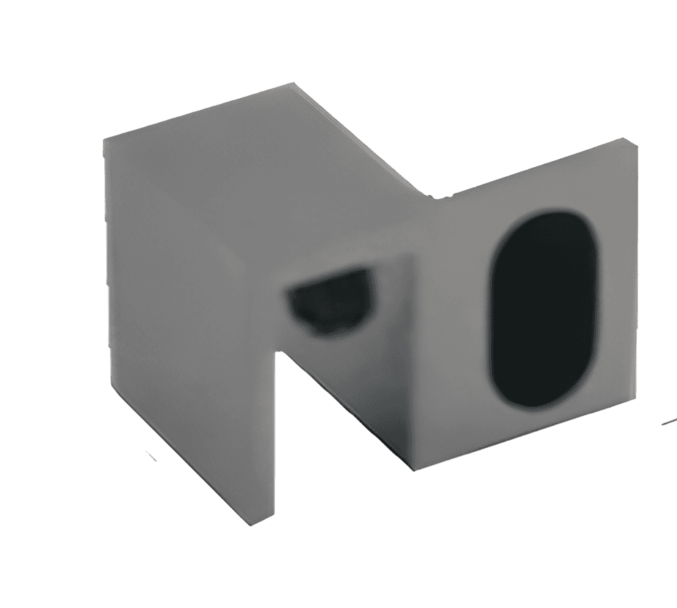 90 Degree Door Stop - SWSB-M008L, polished chrome not pictured