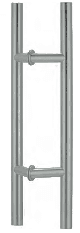 Glass Door Handle, 568 mm Centre to Centre - SWDH808600(C-C=568): satin brushed finish preview