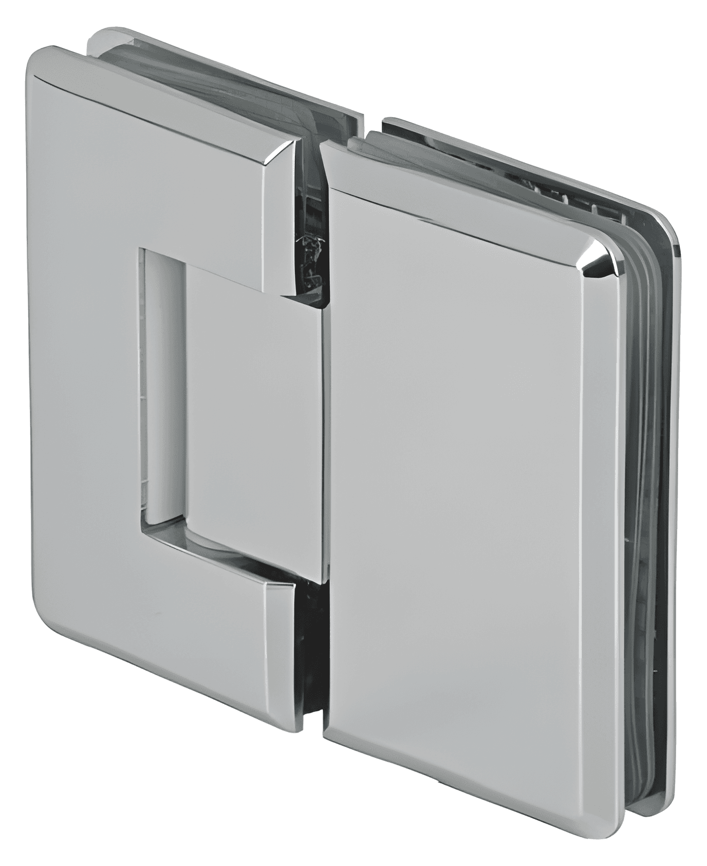 Glass to Glass Shower Hinge, 180 Degree with Bevel Edge - SWH8500-CS2: Polished chrome