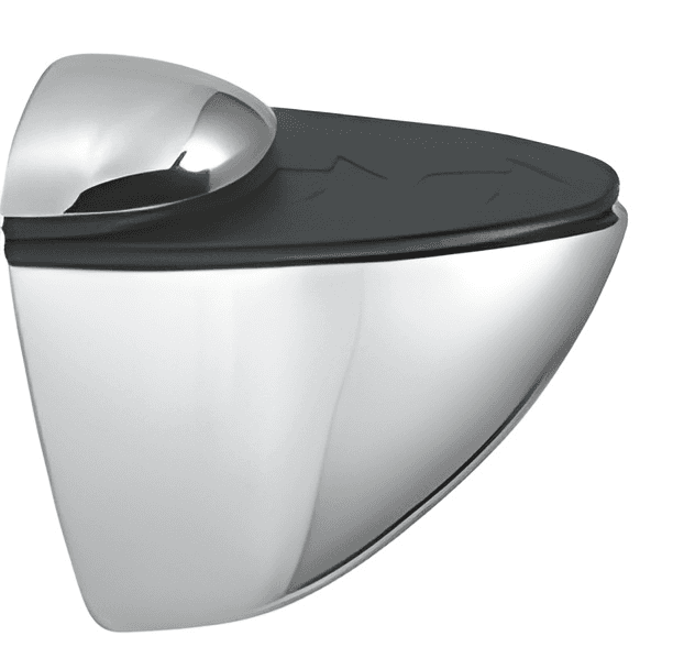 Glass Hardware Fitting - SWSB935L: polished chrome finish preview