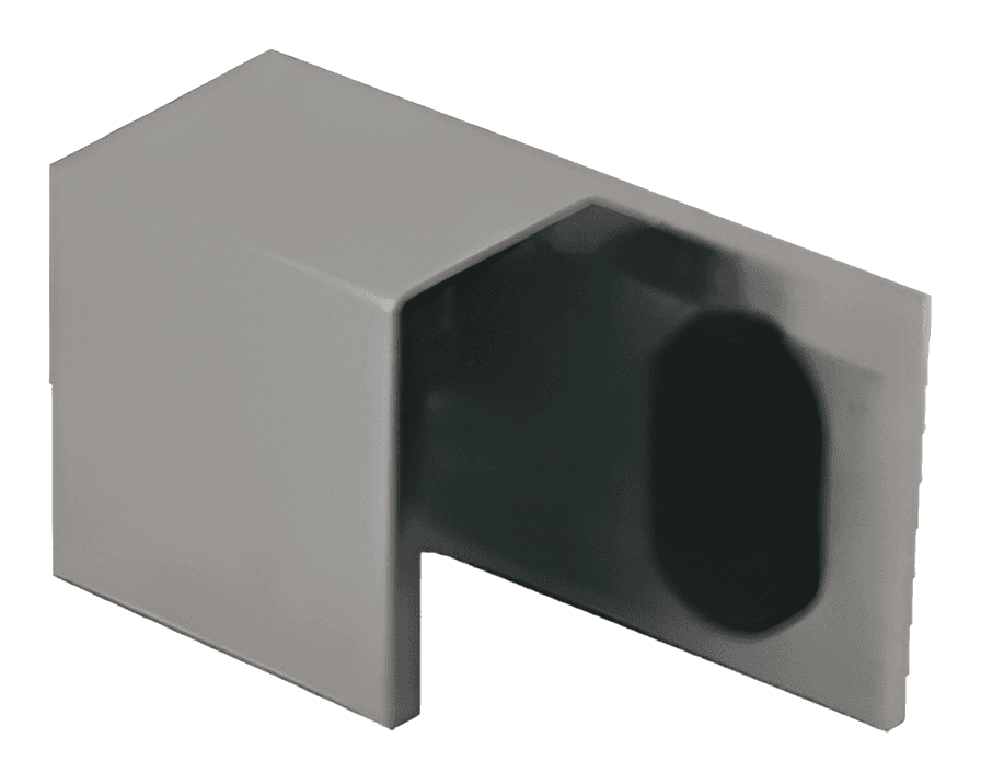 Door Stop, Left Hand - SWSB-M007L, polished chrome not pictured
